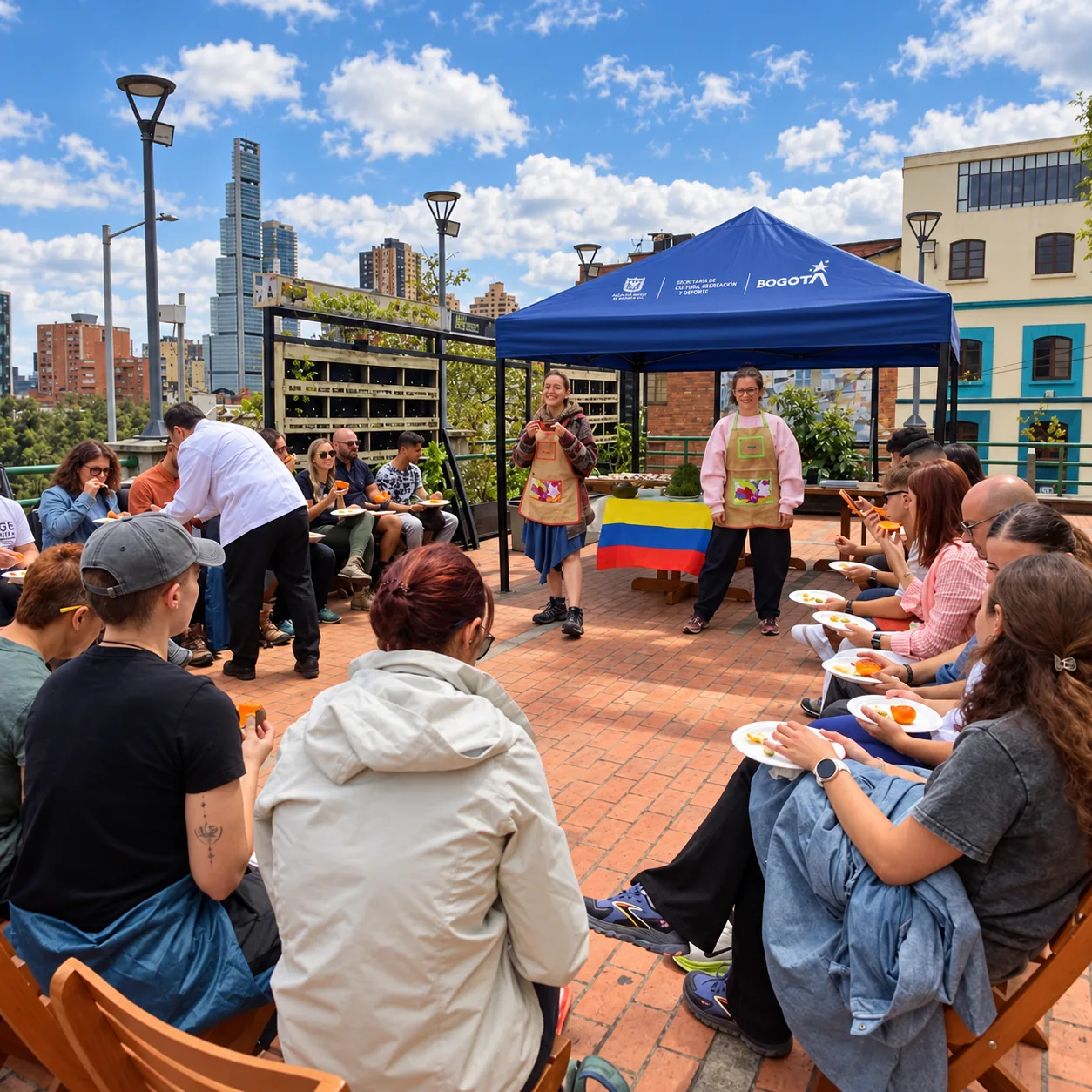 Private Colombian fruit tasting in La Candelaria, Bogotá
