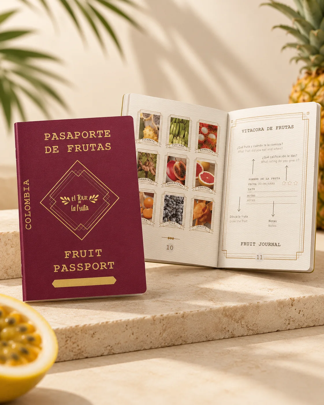 The original 321 Colombia Fruit Passport